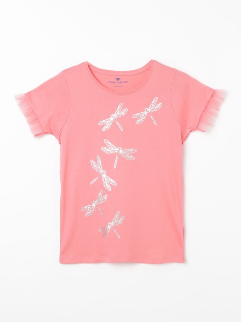

Fame Forever by Lifestyle Girls Pink Printed Top