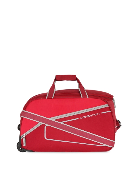 

LAVIE SPORT Unisex Maroon Solid Medium Duffel Bag