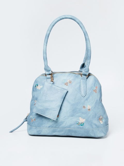 

Ginger by Lifestyle Blue Solid Shoulder Bag