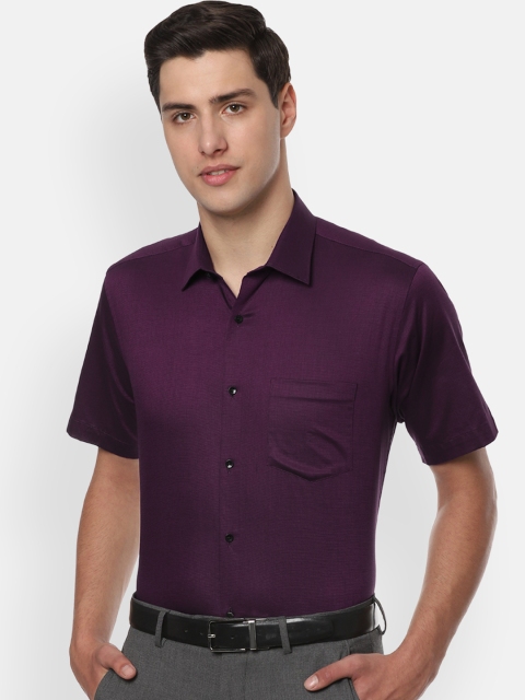 

Van Heusen Men Purple Regular Fit Solid Formal Shirt