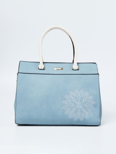 

CODE by Lifestyle Blue Solid Handheld Bag
