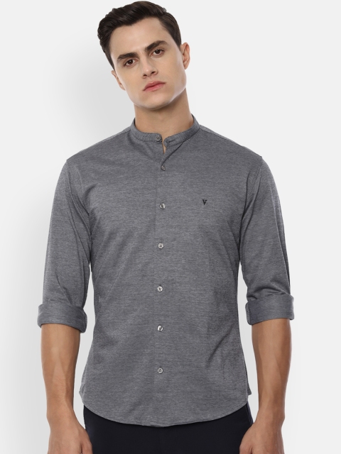 

Van Heusen Sport Men Grey Slim Fit Self Design Casual Shirt