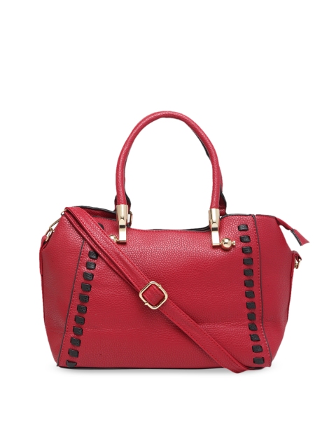 

Ladida Maroon Embellished Handheld Bag