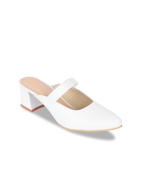 

Sole To Soul Women White Solid Pumps
