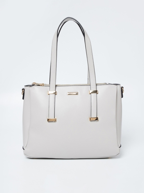

CODE by Lifestyle Grey Solid Handheld Bag