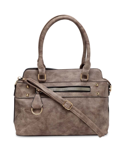 

Ladida Khaki Solid Handheld Bag
