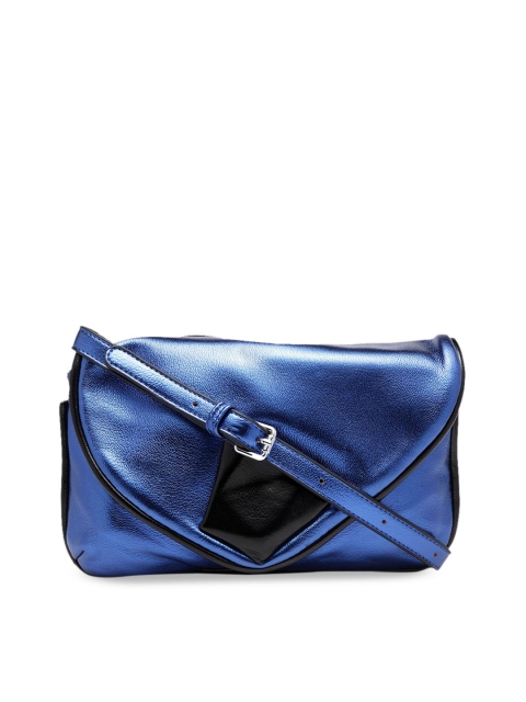 

Ladida Blue Solid Sling Bag