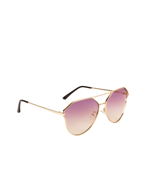 

Voyage Unisex UV Protected Oval Sunglasses B80121MG3419, Violet