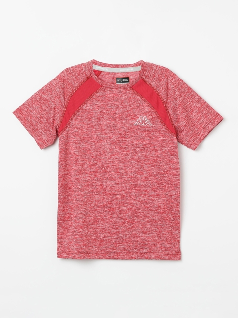 

Kappa Boys Red Solid Round Neck T-shirt