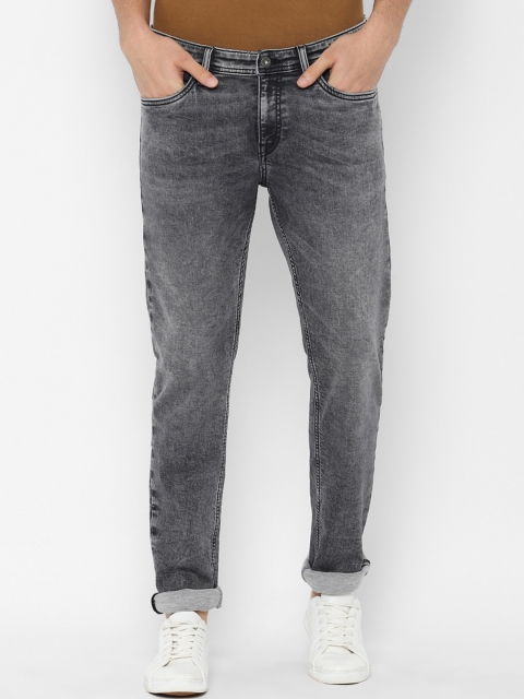 

Solly Jeans Co. Men Grey Skinny Fit Mid-Rise Clean Look Jeans
