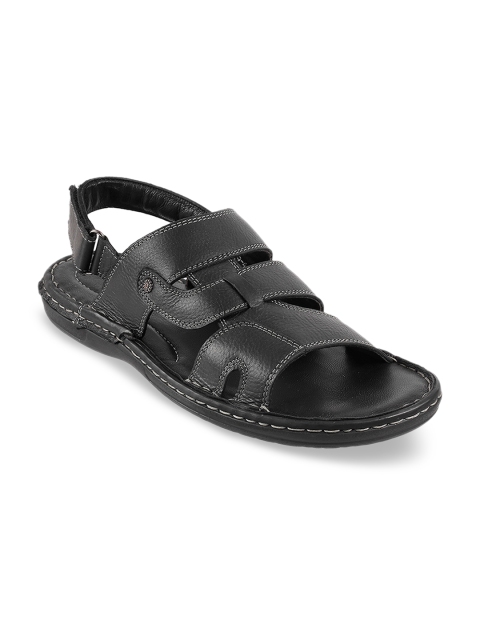 

Metro Men Black Comfort Sandals