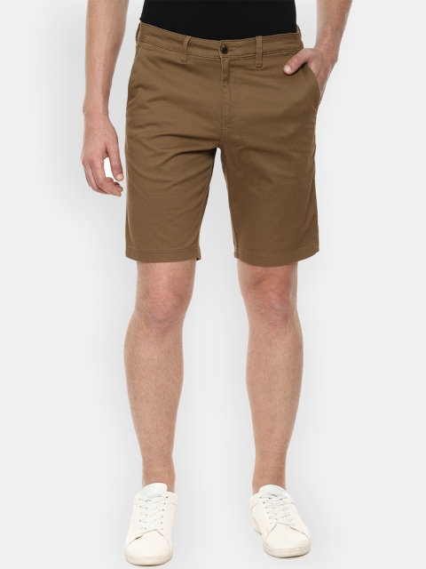 

Van Heusen Sport Men Khaki Solid Regular Fit Regular Shorts