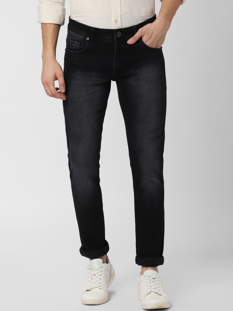 

Peter England Casuals Men Black Skinny Fit Mid-Rise Clean Look Jeans