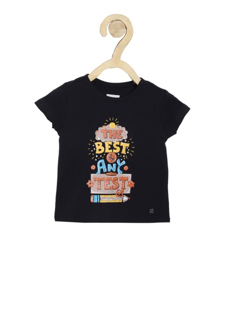 

Allen Solly Junior Girls Black Printed T-Shirt