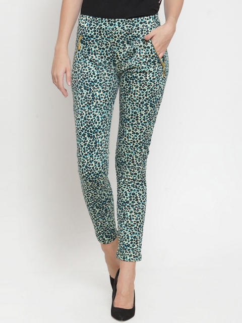 

armure Women Green Printed Treggings