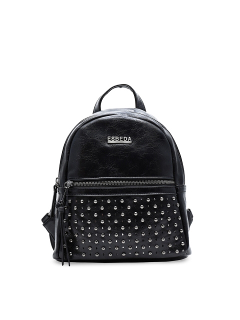 

ESBEDA Women Black Solid Backpack
