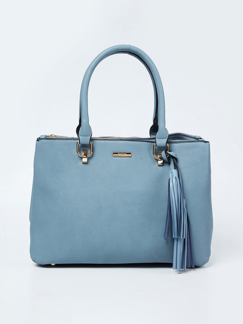 

CODE by Lifestyle Blue Solid Handheld Bag
