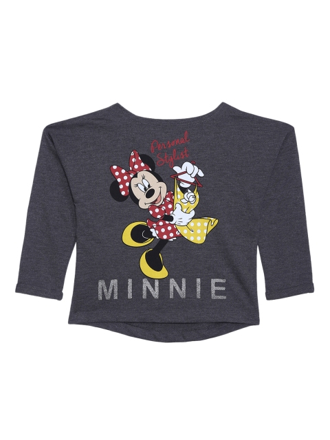 

Kids Ville Girls Grey & Red Minnie Mouse Printed Sweatshirt