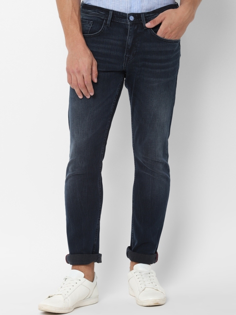 

Solly Jeans Co. Men Navy Blue Slim Fit Mid-Rise Clean Look Stretchable Jeans