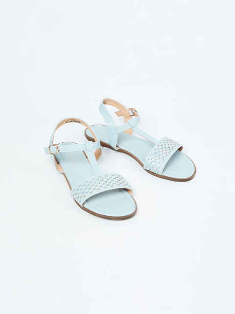 

Fame Forever by Lifestyle Girls Blue Solid Open Toe Flats