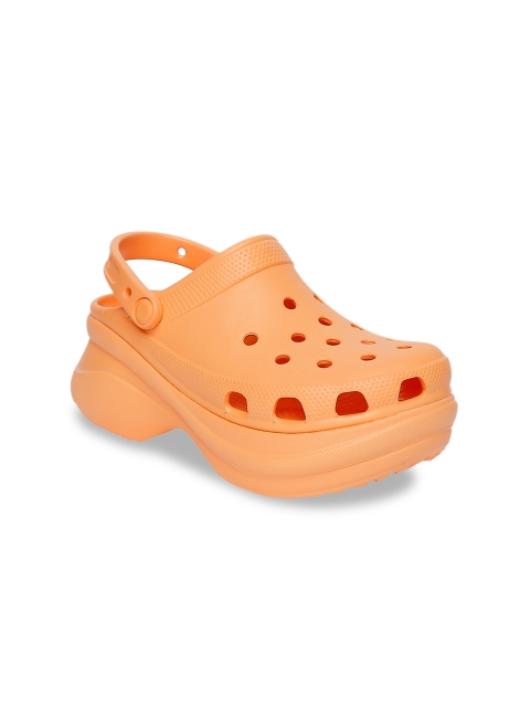 

Crocs Women Orange Solid Clogs
