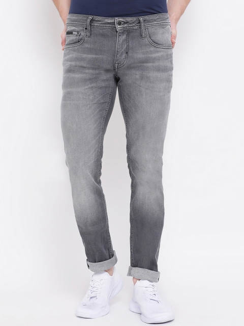 

Antony Morato Men Grey Slim Fit Mid-Rise Clean Look Stretchable Jeans