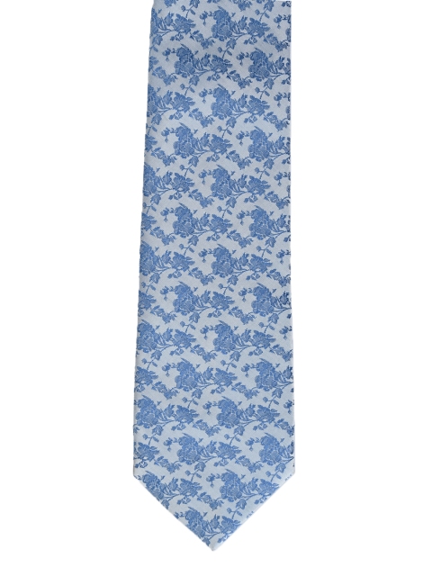 

Calvadoss Men Blue & Grey Woven Design Broad Tie