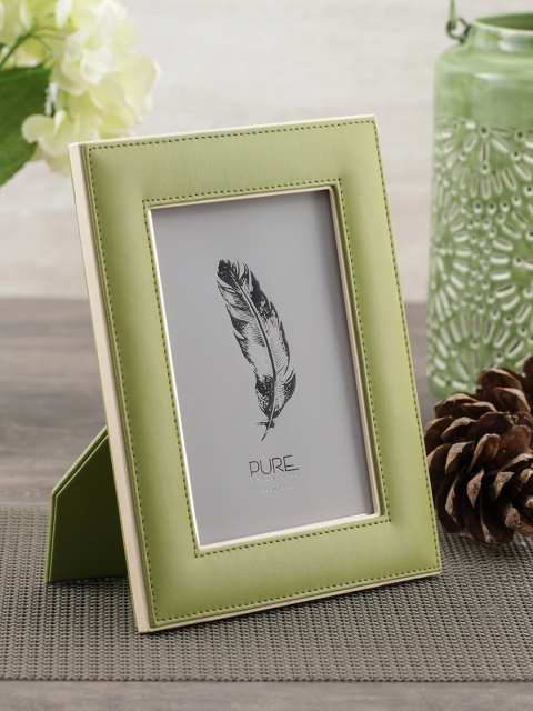 

Pure Home and Living Green Solid Table-Top Photo Frame
