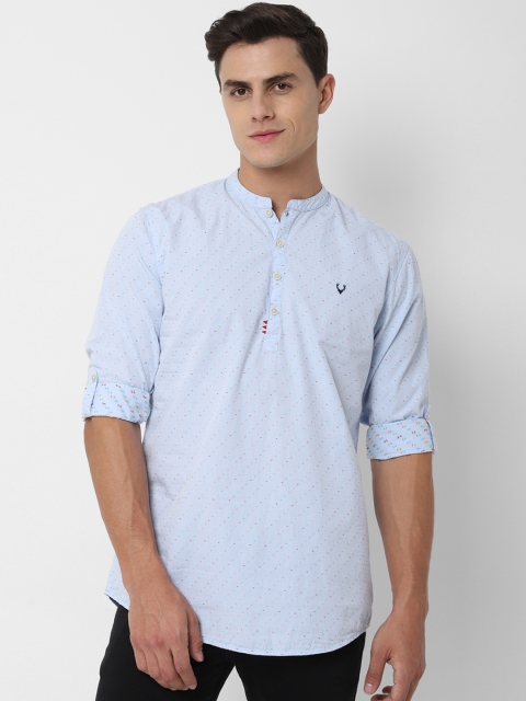 

Allen Solly Sport Men Blue Regular Fit Printed Casual Shirt