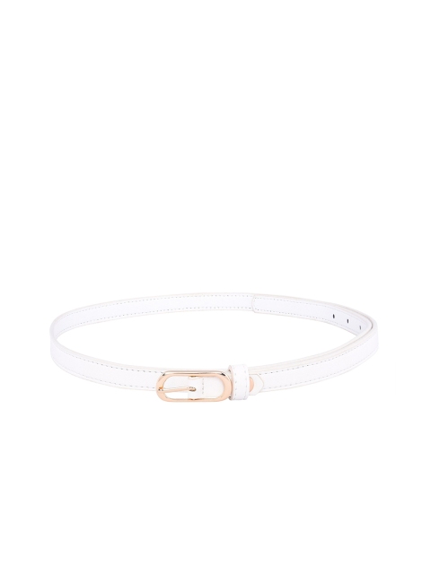 

Lavie Women White Solid Belt