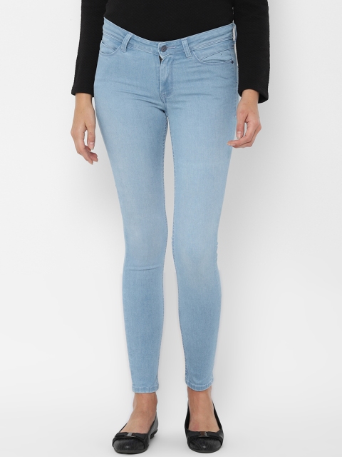 

Allen Solly Woman Women Blue Regular Fit Mid-Rise Clean Look Stretchable Jeans