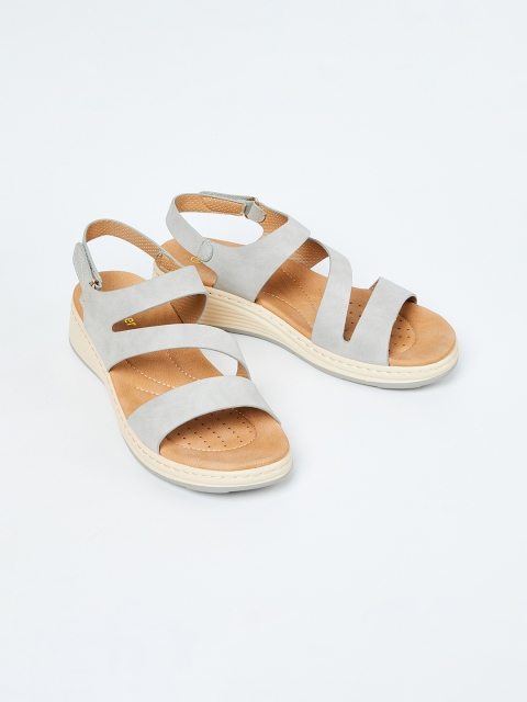 

Ginger by Lifestyle Women Grey Solid Heels