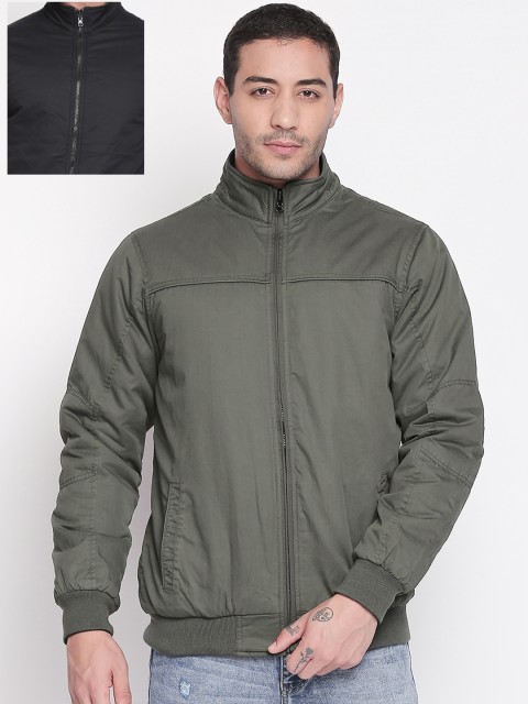 

Urban Ranger by pantaloons Men Black Solid Reversible Padded Jacket