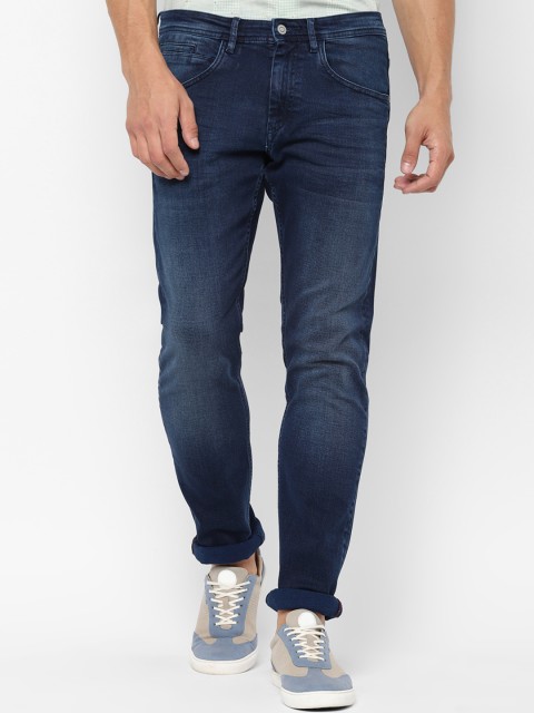 

Solly Jeans Co. Men Navy Blue Slim Fit Mid-Rise Clean Look Stretchable Jeans