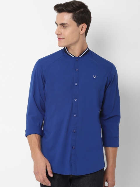 

Allen Solly Sport Men Blue Regular Fit Solid Casual Shirt