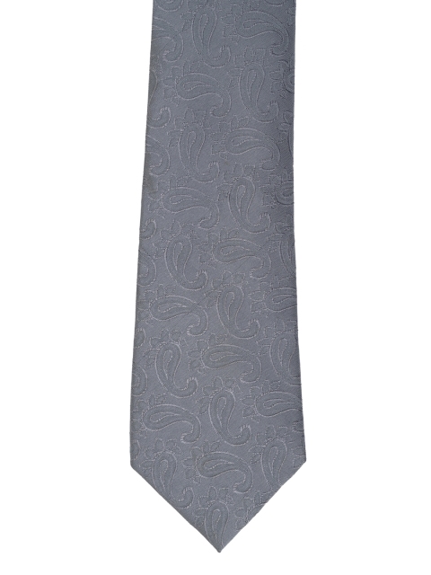 

Calvadoss Men Grey Woven Design Broad Tie