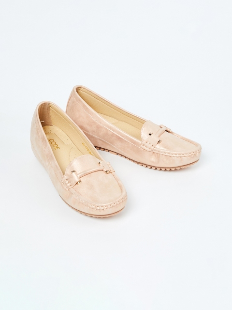 

CODE by Lifestyle Women Pink Solid Pump Wedges