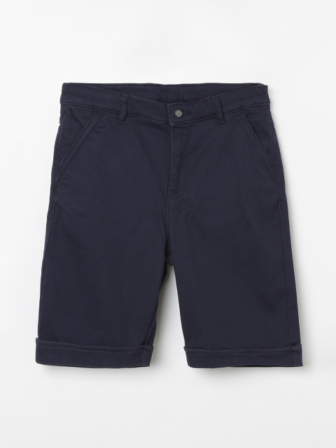 

Bossini Boys Navy Blue Solid Regular Shorts