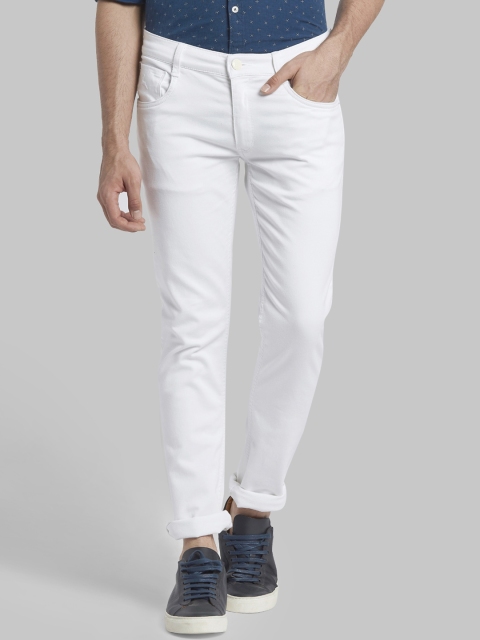 

Parx Men White Tapered Fit Mid-Rise Clean Look Jeans