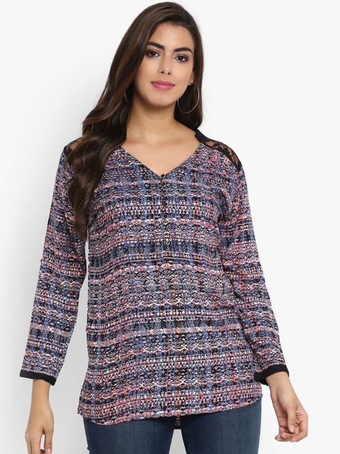 

Aditi Wasan Women Multicoloured Printed Top, Multi