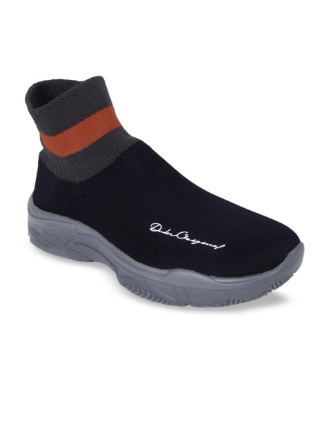

Duke Men Navy Blue Textile Mid-Top Training or Gym Shoes
