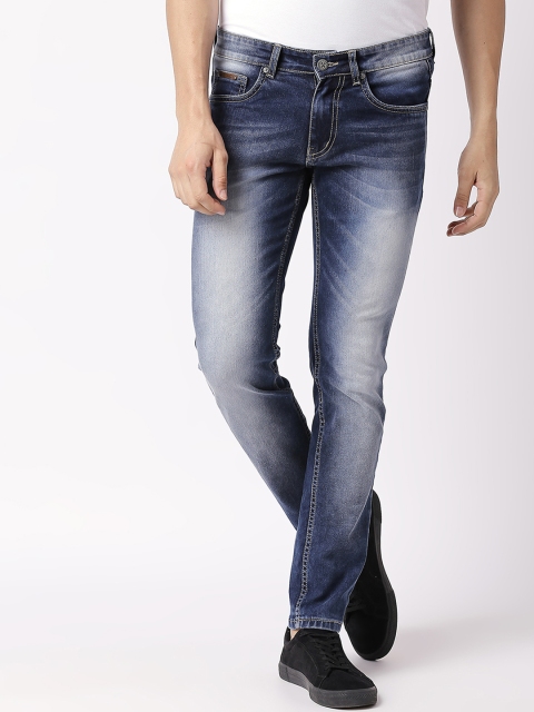 

BOLTS and BARRELS Men Blue Slim Fit Mid-Rise Clean Look Stretchable Jeans