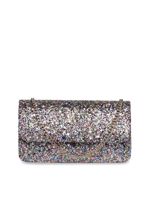 

Tarusa Silver-Toned Glitter Purse