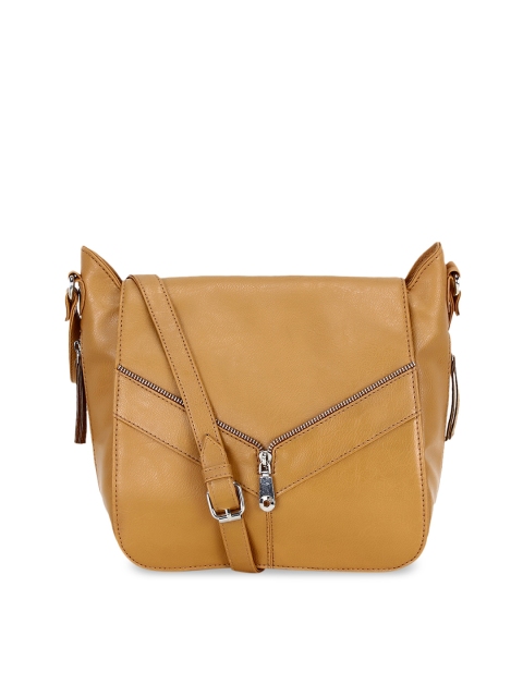 

Bagsy Malone Tan Brown Solid Sling Bag