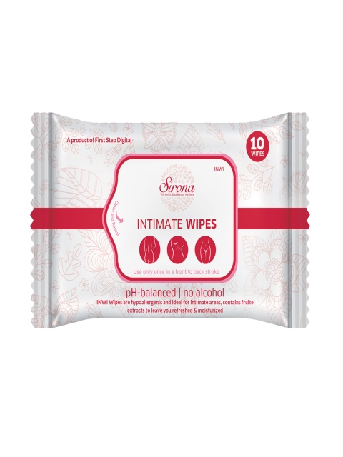 

Sirona Women Intimate Wet Wipes, White
