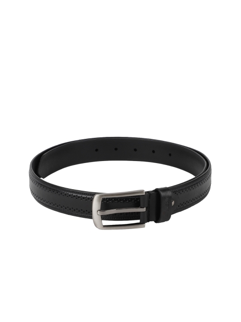 

Allen Solly Men Black Solid Leather Belt