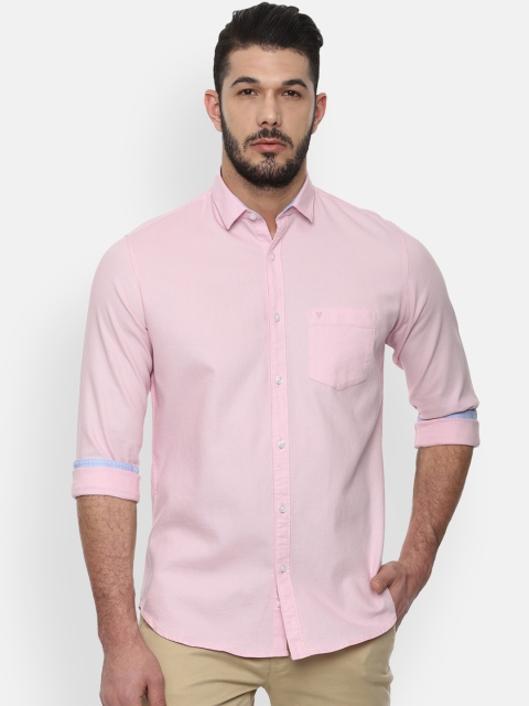 

Van Heusen Sport Men Pink Slim Fit Solid Casual Shirt