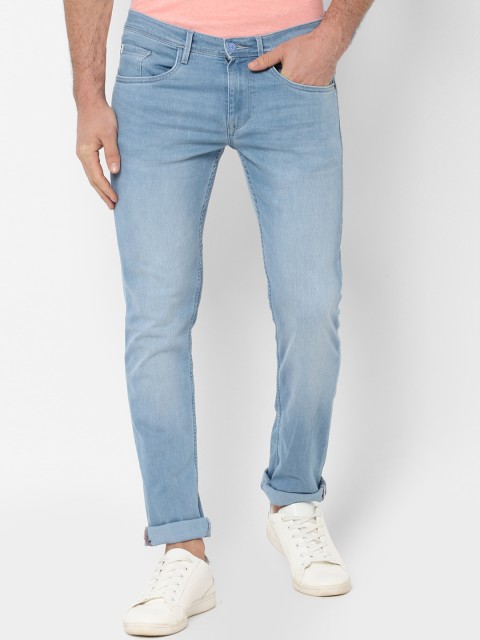 

Allen Solly Men Blue Slim Fit Mid-Rise Clean Look Stretchable Jeans