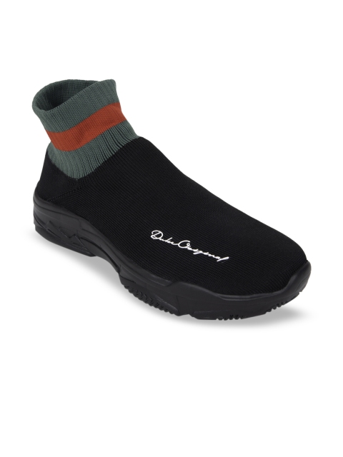 

Duke Men Black Textile Mid-Top Training or Gym Shoes