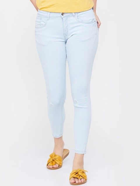 

Fame Forever by Lifestyle Women Blue Super Skinny Fit Mid-Rise Clean Look Jeans